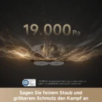 Dreame L40s Pro Ultra Staubsauger Roboter, selbstreinigende Ausfahrbare Wischmopps,19000Pa Saugkraft,Detangling DuoBrush,Hindernisvermeidung, Schwarz – Bild 6