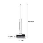 Rowenta X-Clean 10, kabelloser Akku-Nass-Trockensauger, Saugwischer selbstreinigend und -trocknend, Nasssauger Ultraleicht: nur 0,8 kg in der Hand, Waschsauger mit 60 min Laufzeit, weiß, YY5785FE – Bild 8