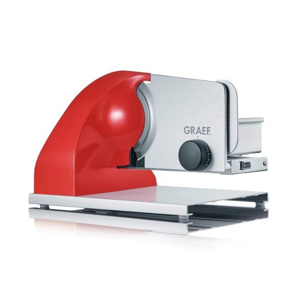 GRAEF ABSOLUTE Elektrischer Allesschneider, Made in Germany, Rot