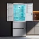 Cecotec Kühlschrank mit französischer Tür 436L - Wasserdispenser - Bolero CoolMarket FD 436WD Inox E. 183 cm Höhe und 83,6 cm Breite, Inverter Plus Kompressor, Total No Frost, Türalarm – Bild 7