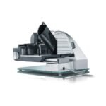 GRAEF. Master M20 - Elektrischer Allesschneider, Made in Germany, Vollstahlmesser Ø 170 mm für feinste Schnitte, Schnittstärke 0-20 mm, Kondensatormotor 170 W, Vollmetall, Schneidemaschine, Silber – Bild 2