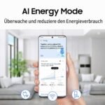 Samsung French-Door-Kühlschrank mit Gefrierfach, 178 cm, 495 l, WiFi & SmartThings AI Energy Mode, Twin Cooling+, Auto Ice Maker, No Frost+, Premium Black Steel, RF50C530EB1/EF – Bild 4