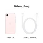 Apple iPhone 17e (512 GB): 6,1" Super Retina XDR Display, A19 Chip, Batterie für den ganzen Tag, 48 MP Fusion Kamera; Zartrosa – Bild 6