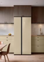 CREATE / FRIDGE STUDIO SIDE BY SIDE 550 / Side-by-Side-Kühlschrank 550L Sand / 991,2 x 70,4 x 177,7cm / No Frost, Urlaubsmodus, antibakterielle Behandlung, Touch-Elektronik, 158W – Bild 2