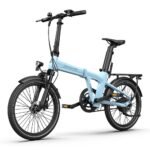A Dece Oasis ADO E-Bike Air 20S E-Fahrrad Faltbar, klapprad Riemenantrieb,Citybike, 1 Gang, Hintermotor, 250W, 25KM/H,ebike Damen/Herren,StVZO (Blau) – Bild 3