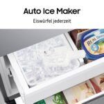 Samsung French-Door-Kühlschrank mit Gefrierfach, 178 cm, 495 l, WiFi & SmartThings AI Energy Mode, Twin Cooling+, Auto Ice Maker, No Frost+, Premium Black Steel, RF50C530EB1/EF – Bild 6