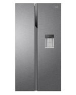 Haier Side-by-Side Kühl Gefrierkombination HSR3918EWPG, freistehend, No Frost I 177,5 x 90,8 x 65,9cm I Side by Side Kühlschrank mit Wassertank, ohne Wasseranschluss I Kühlschrank Side by Side, 521 L