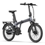ADO E-Bike Air20Pro(2026), Electric Bikes,klapprad e-Rad,Riemenantrieb,e Bike 20 Zoll, 2 Gang, ADO Smart APP,Bafang Bürstenloser Motor,ebike Damen/Herren (Grau)