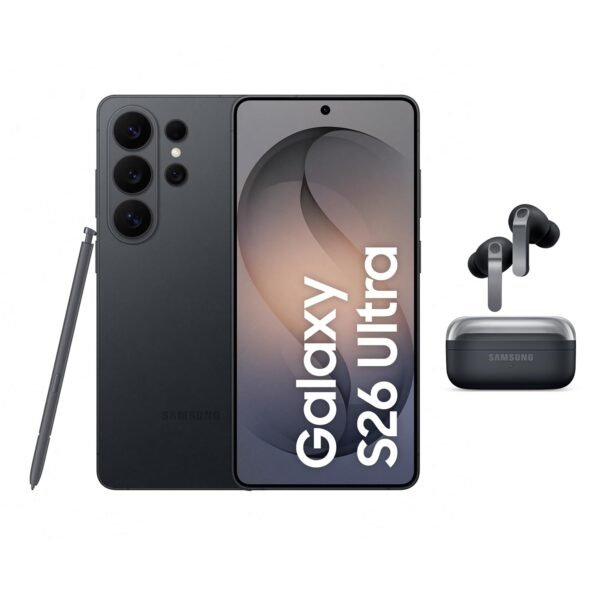 Samsung Galaxy S26 Ultra AI Smartphone mit Galaxy AI, Ohne Vertrag, Android, Privacy Display, 12 GB RAM, 1 TB Speicher, Black, 3 Jahre Herstellergarantie, inkl. Galaxy Buds 4 Pro Schwarz