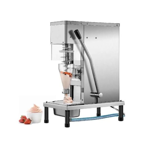 Huangj-0527 Eismaschine Gefrorener Joghurt-Mischmaschine-Kühlschrank zur Herstellung von Milchshake-Eiscreme-Mischgeräten aus Edelstahl Gelato Maker