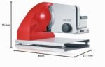 GRAEF ABSOLUTE Elektrischer Allesschneider, Made in Germany, Rot – Bild 8