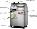 YGHBFRSZ 370 W Kommerzieller Zuckerrohr-Expressor Mit Langsamem Kauen Und Fütterplatte. Dieser Extruder Produziert Einen Idealen Und Sehr Nahrhaften Zuckerrohrsaft. – Bild 2