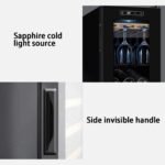 QPZMALSKY Weinbibliothek Mit Wasserresistentem Touchscreen Für Rotwein, Weiß, Champagner Oder Schaumwein, Großartiges Unabhängiges Weingut, Stille Operation – Bild 5