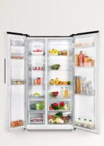 CREATE / FRIDGE STUDIO SIDE BY SIDE 550 / Side-by-Side-Kühlschrank 550L Sand / 991,2 x 70,4 x 177,7cm / No Frost, Urlaubsmodus, antibakterielle Behandlung, Touch-Elektronik, 158W – Bild 3