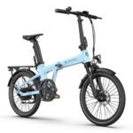 A Dece Oasis ADO E-Bike Air 20S E-Fahrrad Faltbar, klapprad Riemenantrieb,Citybike, 1 Gang, Hintermotor, 250W, 25KM/H,ebike Damen/Herren,StVZO (Blau) – Bild 2