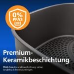 Philips Steam Airfryer 5000 Megabasket Heißluftfritteuse, Silber, 9,5 L – Bild 14