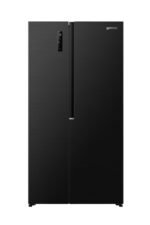 Gorenje NRS917C41BX Side-by-Side, 544L, PureFlat Serie, XXL Gefrierschulbladen, CrispZone, MultiFlow 360°, NoFrostPlus, Inverter-Kompressor, BxHxT: 91,1×178,6×61,5 cm, Matt Schwarz