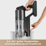 Dreame Z10 Akku-Stabstaubsauger,210AW,90min Laufzeit,H14-HEPA, 99,99% Reinigungsrate,Staubsicht-Tech für alle Böden,Auto-Erkennung&Saugkraft-Anpassung – Bild 10