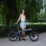 A Dece Oasis ADO E-Bike Air 20S E-Fahrrad Faltbar, klapprad Riemenantrieb,Citybike, 1 Gang, Hintermotor, 250W, 25KM/H,ebike Damen/Herren,StVZO (Blau) – Bild 8