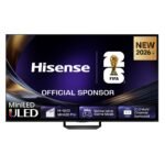 Hisense 85U7DS PRO Fernseher 85 Zoll, 4K UHD, Hi QLED Mini LED, Smart TV, 165 Hz, View AI Engine, IMAX Enhanced, RGB Lichtsensor, Dolby Vision Atmos, Unibody Slim, FreeSync Premium, 2026