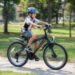 Talson 24 Zoll Mountainbike Fahrrad MIT GABELFEDERUNG & Beleuchtung 21-Gang Shimano Faster BBO – Bild 2
