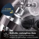 GRAEF. Master M20 - Elektrischer Allesschneider, Made in Germany, Vollstahlmesser Ø 170 mm für feinste Schnitte, Schnittstärke 0-20 mm, Kondensatormotor 170 W, Vollmetall, Schneidemaschine, Silber – Bild 7