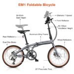 EVERCROSS EM1 Klappbares Fahrrad für Erwachsene & Jugendliche ab 12 Jahren – Bild 2