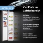 Haier Side-by-Side Kühl Gefrierkombination HSR3918EWPG, freistehend, No Frost I 177,5 x 90,8 x 65,9cm I Side by Side Kühlschrank mit Wassertank, ohne Wasseranschluss I Kühlschrank Side by Side, 521 L – Bild 4