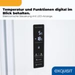 Exquisit SBS546-040D Side-by-Side Kühlschrank, 442 L, No Frost, Weiss – Bild 4