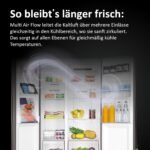 Haier Side-by-Side Kühl Gefrierkombination HSR3918EWPG, freistehend, No Frost I 177,5 x 90,8 x 65,9cm I Side by Side Kühlschrank mit Wassertank, ohne Wasseranschluss I Kühlschrank Side by Side, 521 L – Bild 5