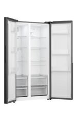 Gorenje NRS917C41BX Side-by-Side, 544L, PureFlat Serie, XXL Gefrierschulbladen, CrispZone, MultiFlow 360°, NoFrostPlus, Inverter-Kompressor, BxHxT: 91,1×178,6×61,5 cm, Matt Schwarz – Bild 8
