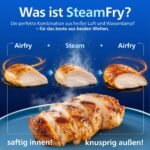 Philips Steam Airfryer 5000 Megabasket Heißluftfritteuse, Silber, 9,5 L – Bild 5