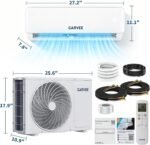 EuKer Split-Klimaanlage 9000 BTU (2,7 kW) Inverter, Energieeffizienzklasse A++, Kühlen & Heizen, Sehr leise, Kältemittel R32, Wandmontage, WiFi & App-Steuerung, Timer, für Wohnräume – Bild 8