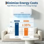 Split Klimaanlage, Heizen/Kühlen, A++, 9000 BTU (2.7 kW) Inverter Klimagerät, Ultraleise, Energiesparmodus, WiFi & App, bis 70qm, Klimagerät Wandmontage R32 Kältemittel, Montagematerial – Bild 6