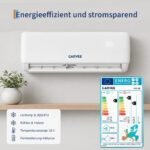 Energieeffiziente Split-Klimaanlage 9000 BTU (2,7 kW), Inverter-Technologie Kühlen & Heizen A++, Sehr leise R32 Wandmontage WiFi & App Steuerung Timer Für Räume bis 80 – Bild 4