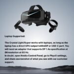Pimax Crystal Super VR-Headset & VR-Brille Teilzahlungs-Version - 57 PPD, 3840x3840 pro Auge Ultra-hohe Auflösung, 106° weites Sichtfeld, für Flugsimulation und VR-Spiele – Bild 6
