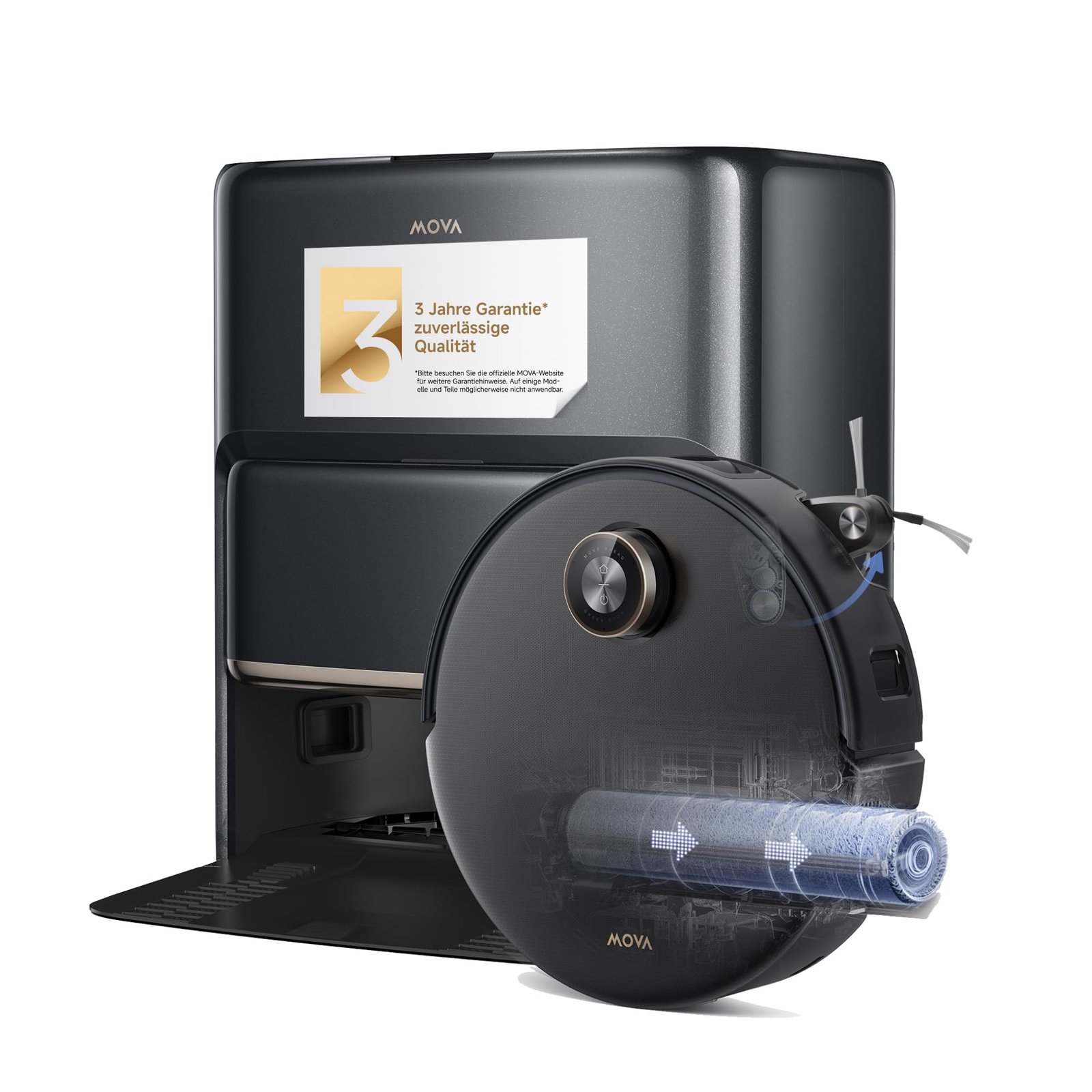 71GP8hvOMjL MOVA Z60 Ultra Roller Complete, HydroForce-Wischen, AutoShield-Tech Schwarz – Bild 1