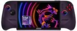 MSI Claw 8 EX AI+ Gaming Handheld, Launch Pack, 8 Zoll FHD+ 120 Hz Display, Intel® Arc™ G3 Extreme Prozessor, 32 GB RAM, 1 TB SSD, Intel® Arc™ GPU B390, Windows 11 Home, Void Purple, CG3EM-015
