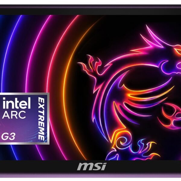 MSI Claw 8 EX AI+ Gaming Handheld, Launch Pack, 8 Zoll FHD+ 120 Hz Display, Intel® Arc™ G3 Extreme Prozessor, 32 GB RAM, 1 TB SSD, Intel® Arc™ GPU B390, Windows 11 Home, Void Purple, CG3EM-015