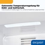 Exquisit SBS546-040D Side-by-Side Kühlschrank, 442 L, No Frost, Weiss – Bild 8