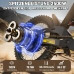 cysum V9 Ultra Elektrofahrrad, 17 Zoll E Bike Herren Damen, 48V 20Ah Lithium Akku, Elektro Dirtbike mit hydraulischen Scheibenbremsen und Vollfederung (Throttle_Assist) – Bild 5