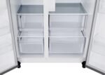 LG GSLC40PYPE Side-by-Side Kühlschrank mit Gefrierfach (638 L, Energieklasse E) mit Eis- und Wasserspender, UVNano, Total No Frost, Silber – Bild 12
