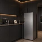 HEINNER Gefrierschrank HFF-HS240NFXE++, 240 L, Energieklasse E, Full No Frost, Inverter-Kompressor, Multi Air Flow, digitales Display, Super Freezing, 7 Gefrierfächer, LED-Licht, Inox-Look – Bild 5