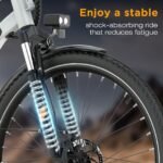 HITWAY 28" E-Bike, Elektrofahrrad Trekkingrad mit 36V 13Ah Akku, bis zu 100 km Reichweite, 250W Motor, 7-Gang, Pedelec Citybike für Damen und Herren – Bild 5