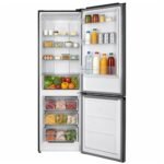 HEINNER HCNF-HM293INVDGE++ Kühl-Gefrierkombination, 293 L, 210 L Kühlteil + 83 L Gefrierteil, Total No Frost, Inverter-Kompressor, LED-Beleuchtung, reversible Türen, Energieklasse E, Grau – Bild 3