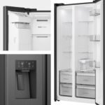 Hisense RS5P528STFE Side-by-Side mit Eis-, Crushed- und Wasserspender/ 528L/ Wassertank/ConnectLife/Supercool/Big Box/Flat Duct/XXL Türfach/BxHxT: 91,1×178,6×61,5cm/ Schwarz [Energieklasse E] – Bild 9
