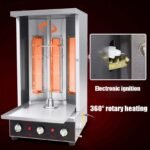 Kebab-Maschine, Automatischer Rotierender Vertikaler Broiler Gyro Grill für Huhn Shawarma, Propangas kompatibel, ideal für den gewerblichen Gebrauch – Bild 4