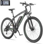 ANCHEER E Bike, 27,5" Trekkingrad E-Bike Herren Damen mit Abnehmbarer 36V 10.4Ah Akku, 250W Motor, 100km Reichweite, 7-Gang Elektrofahrrad, Pedelec E-Mountainbike für Erwachsene