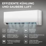 Kältebringer® Split Klimaanlage 12000 BTU 3,7 kW - Ohne F-Gas, R290 – Bild 5