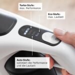 Bosch Akku-Staubsauger Unlimited Gen2 Serie 8 BSS825ALL, beutellos, bis 45 Min Laufzeit, austauschbarer Akku, Schnellladegerät, Hartboden-Softdüse mit LED, XXL-Polsterdüse, Fugendüse, weiß – Bild 9